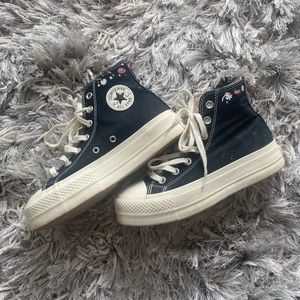 Converse Black High-Top Sneakers for Women